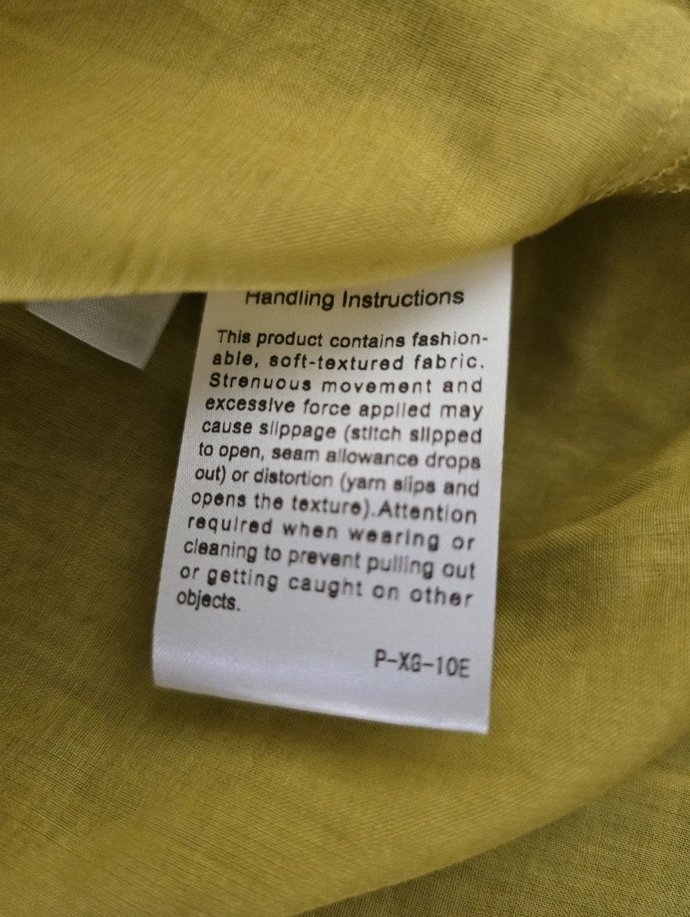 URBAN RESEARCH DOORS Mustard/Green Cotton Blouse Japanese Minimalist, Oversized - Picture 5 of 7